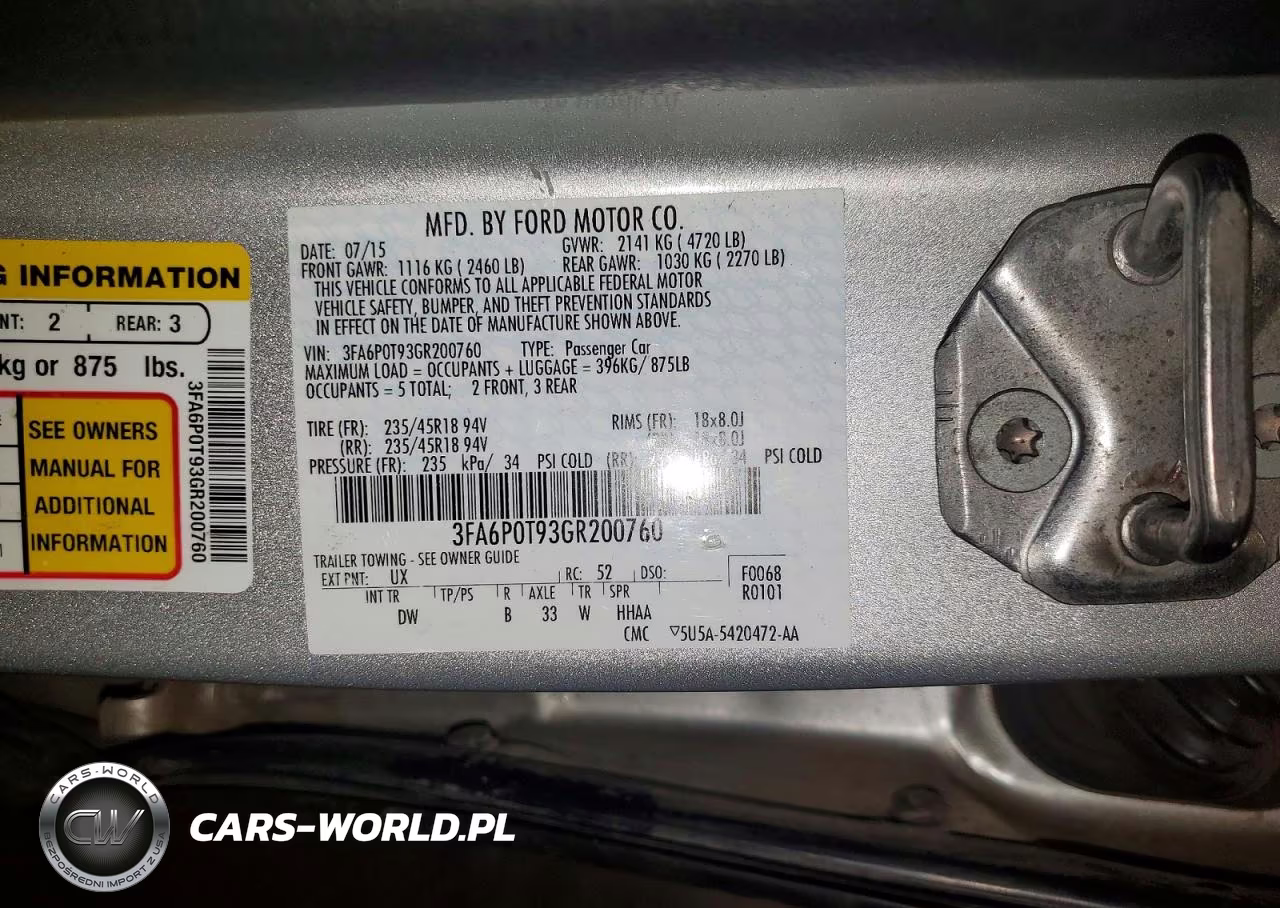 2016 Ford Fusion Se VIN:3FA6P0T93GR200760 - 12