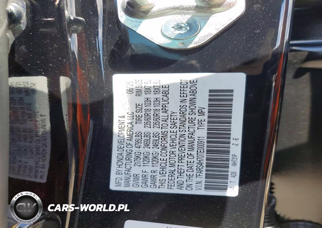 2026 Honda Cr-V Exl VIN:7FARS4H70TE000911 - 14