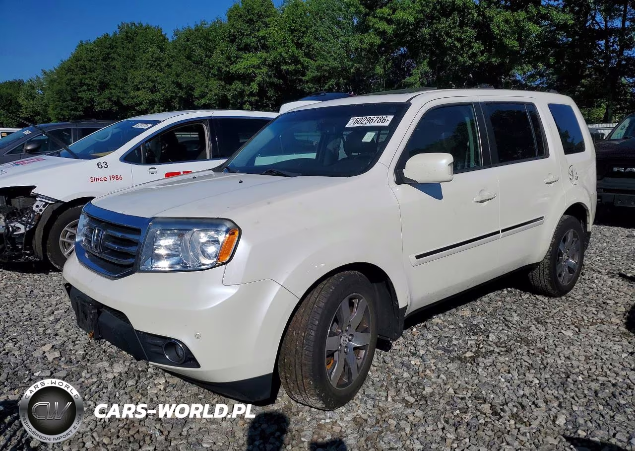 2012 Honda Pilot Touring VIN:5FNYF4H97CB010302 - 1