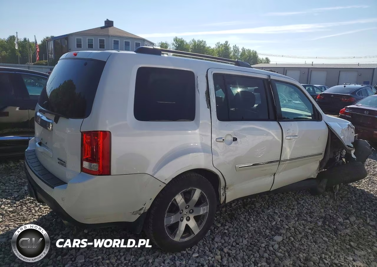 2012 Honda Pilot Touring VIN:5FNYF4H97CB010302 - 3
