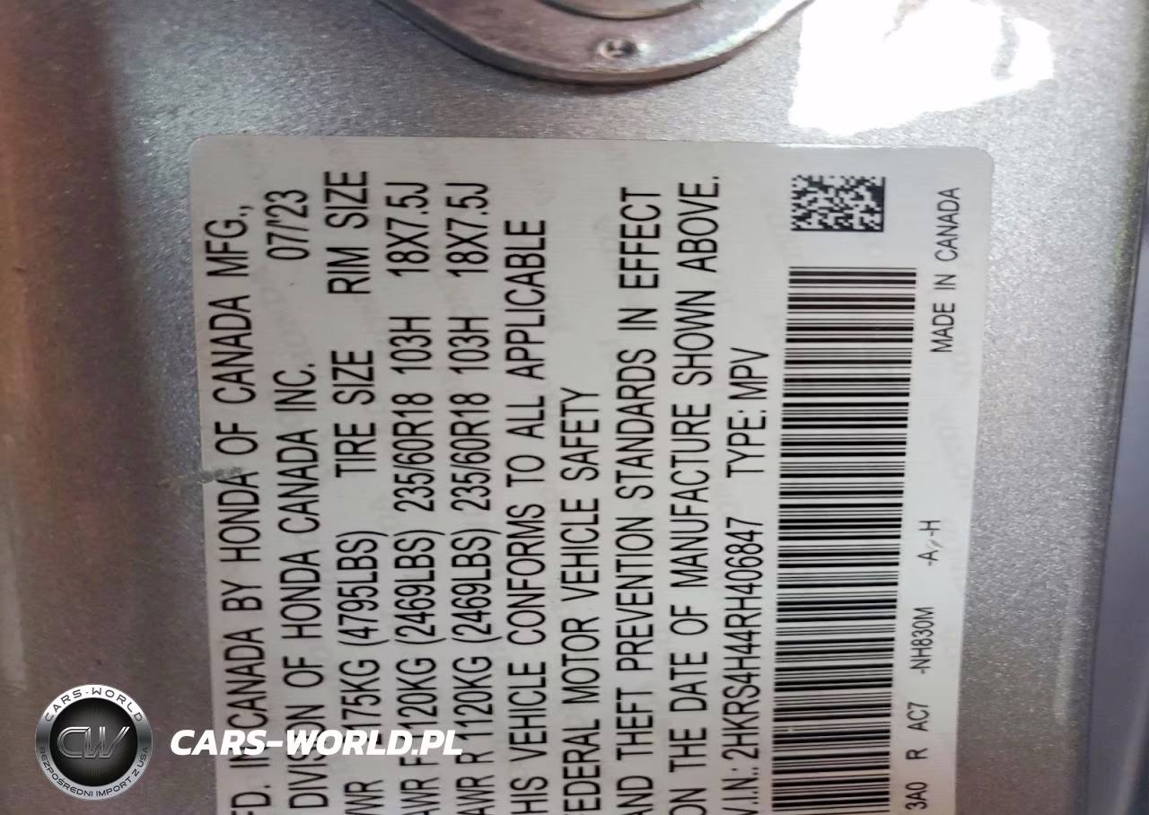 2024 Honda Cr-V Ex VIN:2HKRS4H44RH406847 - 14