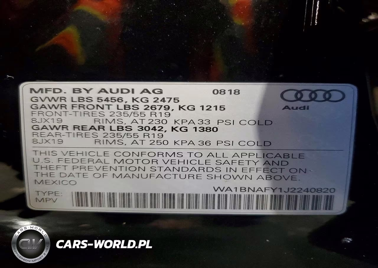 2018 Audi Q5 Premium Plus VIN:WA1BNAFY1J2240820 - 14