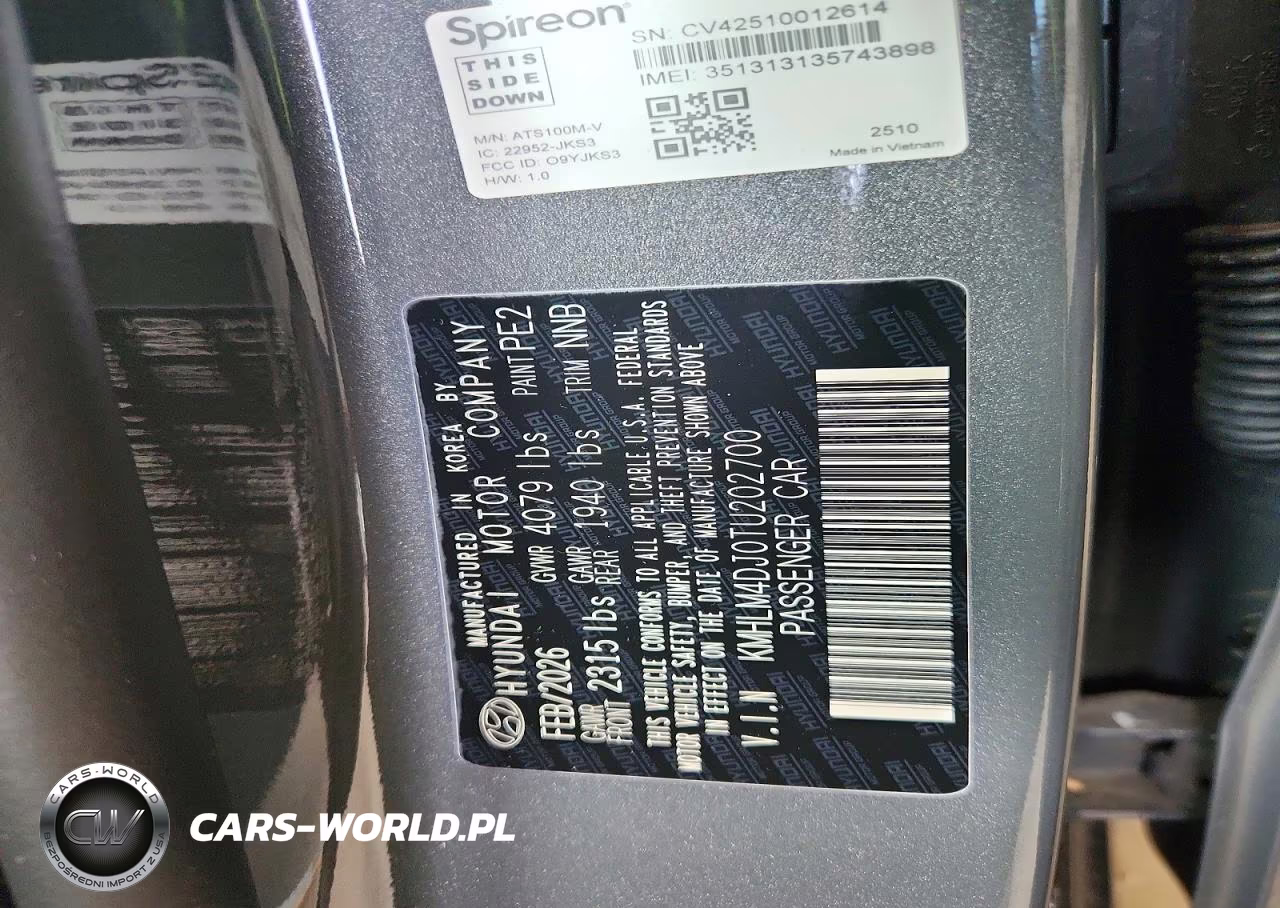 2026 Hyundai Elantra Hybrid Blue VIN:KMHLM4DJ0TU202700 - 13