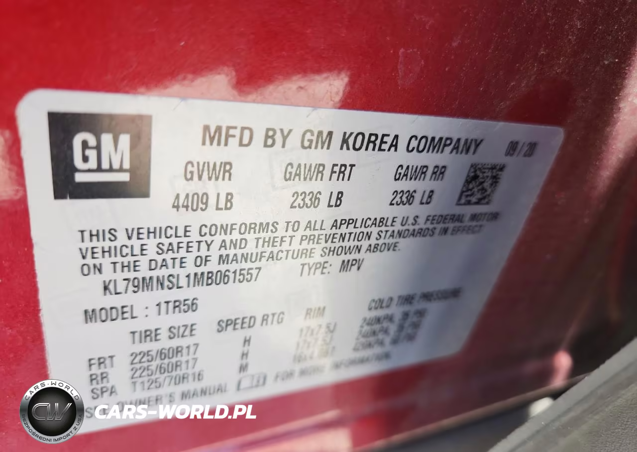 2021 Chevrolet Trailblazer Ls VIN:KL79MNSL1MB061557 - 13