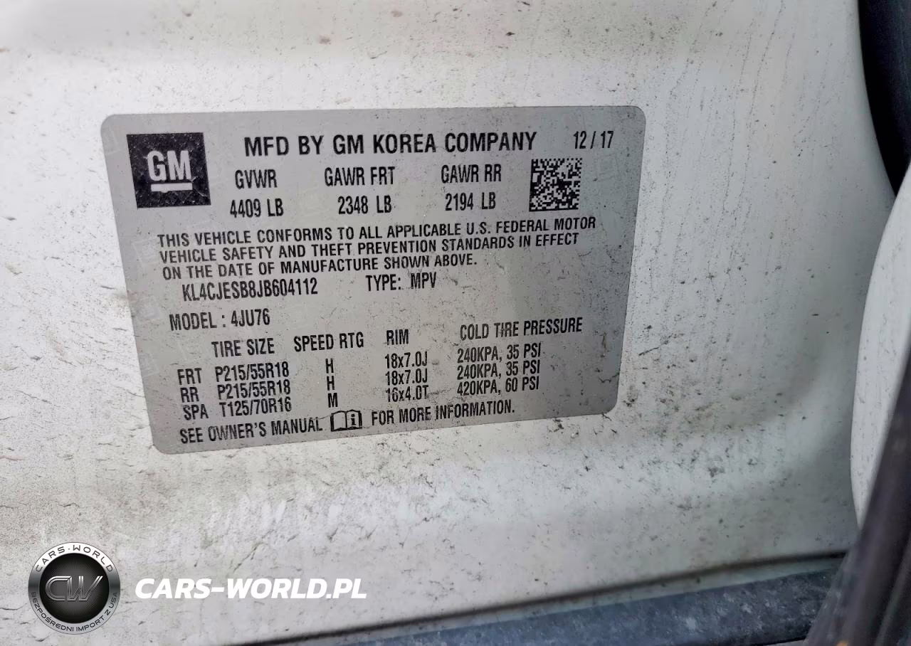 2018 Buick Encore Preferred VIN:KL4CJESB8JB604112 - 13