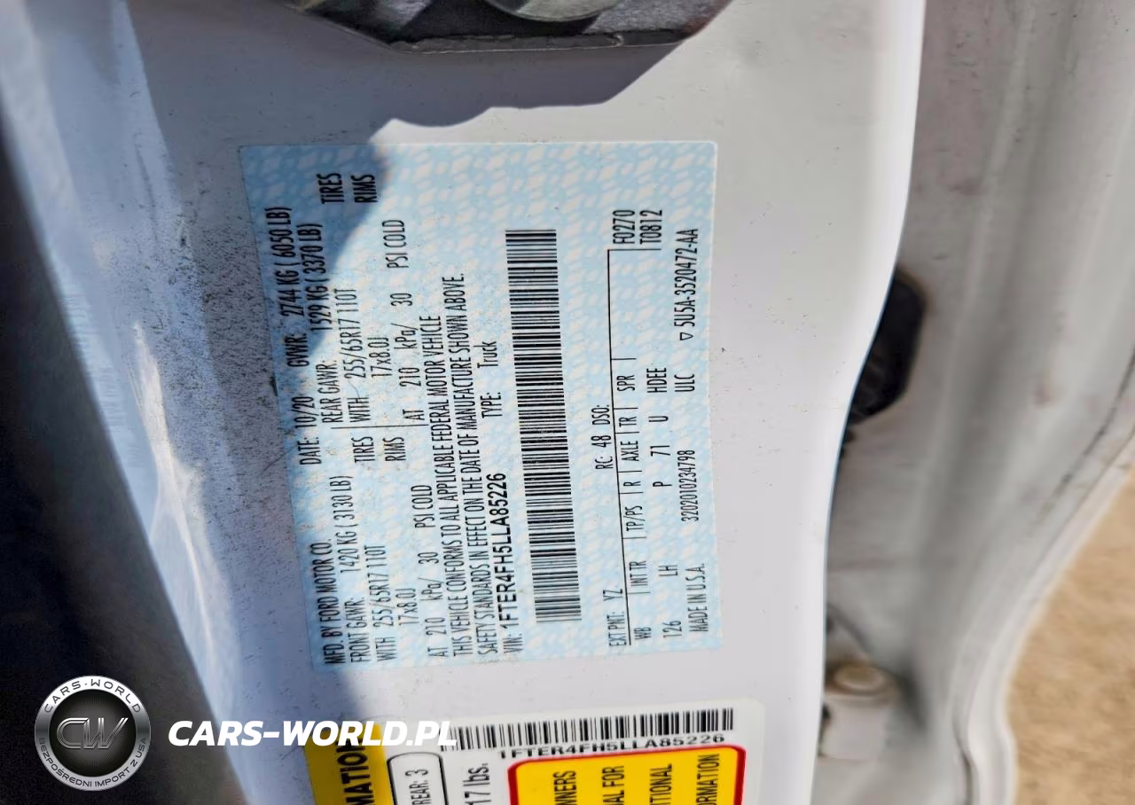 2020 Ford Ranger Xlt VIN:1FTER4FH5LLA85226 - 12