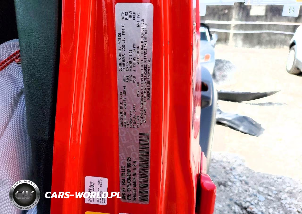 2024 Jeep Wrangler Sport VIN:1C4PJXDN4RW108125 - 13
