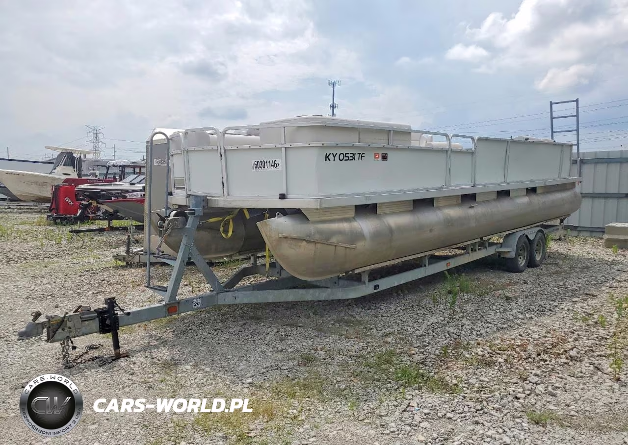 2002 Sun Tracker Pontoon Boat VIN:BUJ27675E202 - 2