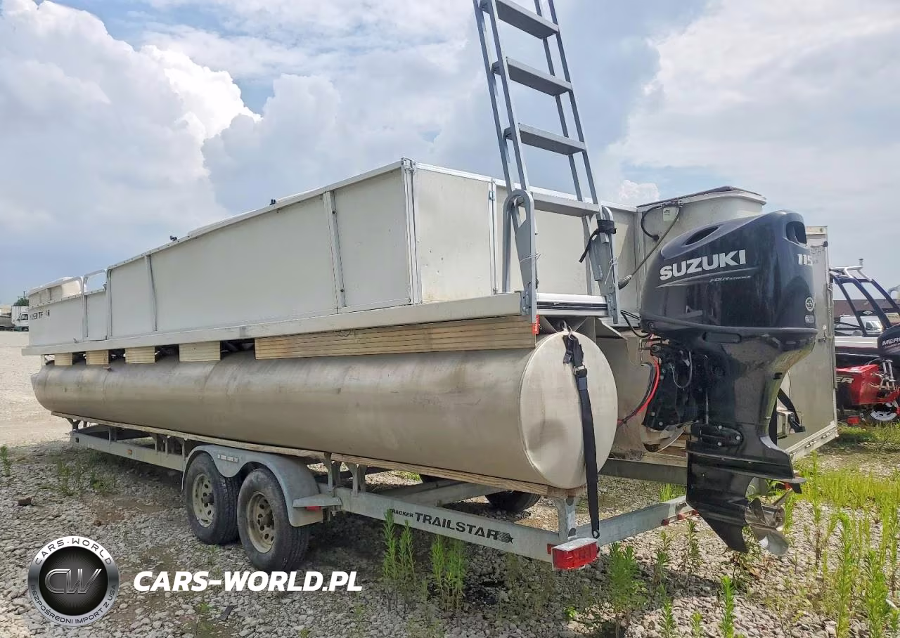 2002 Sun Tracker Pontoon Boat VIN:BUJ27675E202 - 3