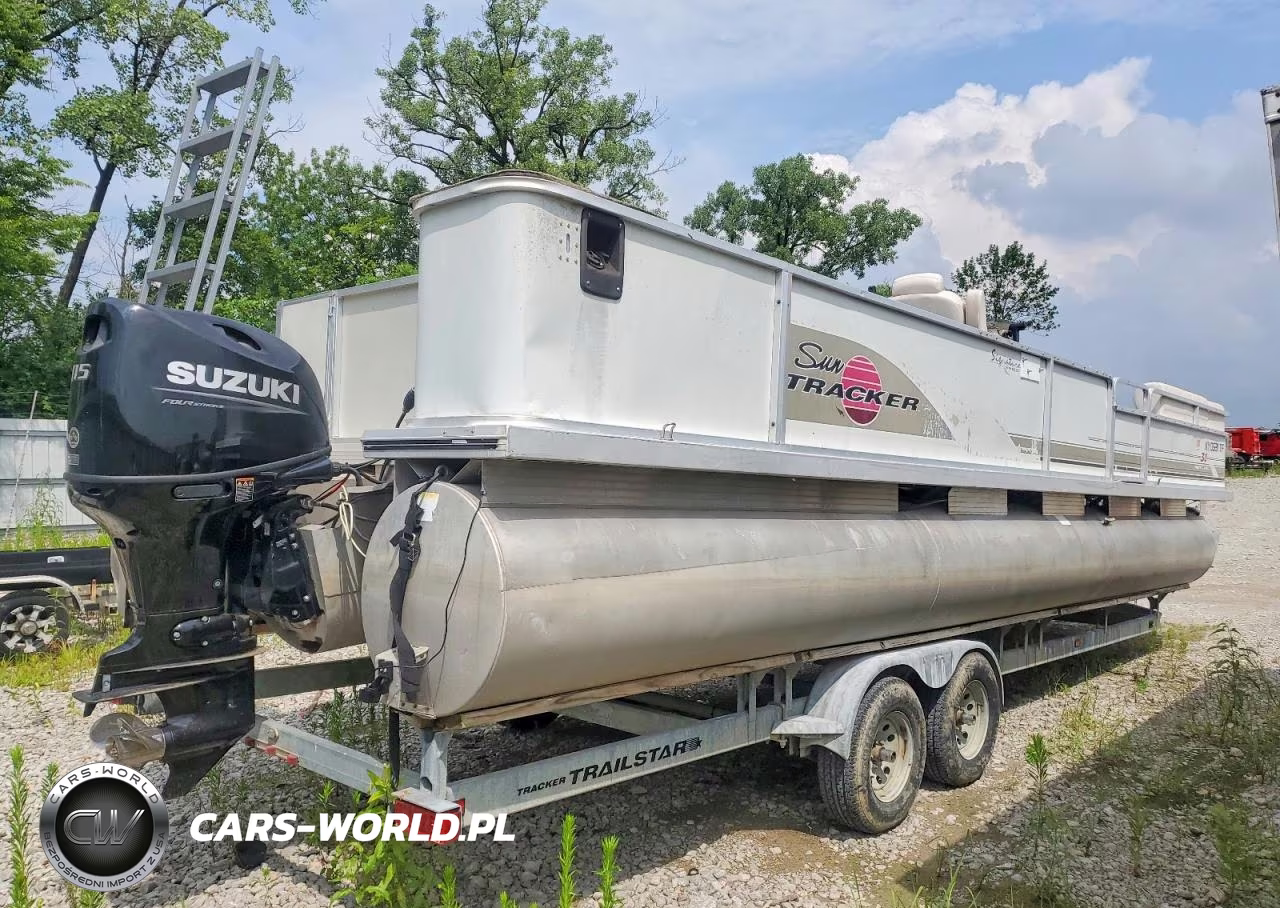 2002 Sun Tracker Pontoon Boat VIN:BUJ27675E202 - 4