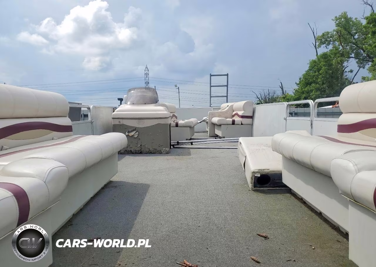 2002 Sun Tracker Pontoon Boat VIN:BUJ27675E202 - 6