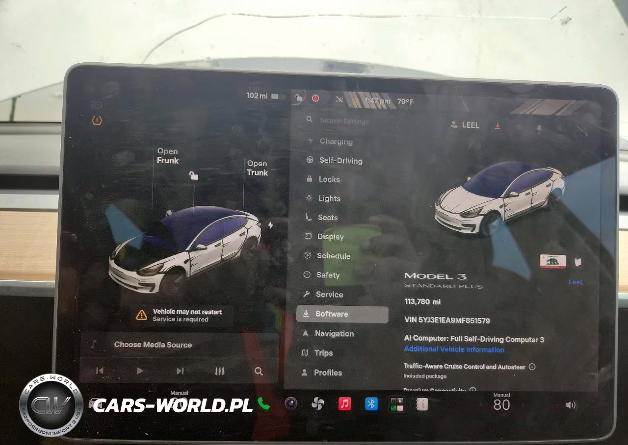 2021 Tesla Model 3 VIN:5YJ3E1EA9MF851579 - 9