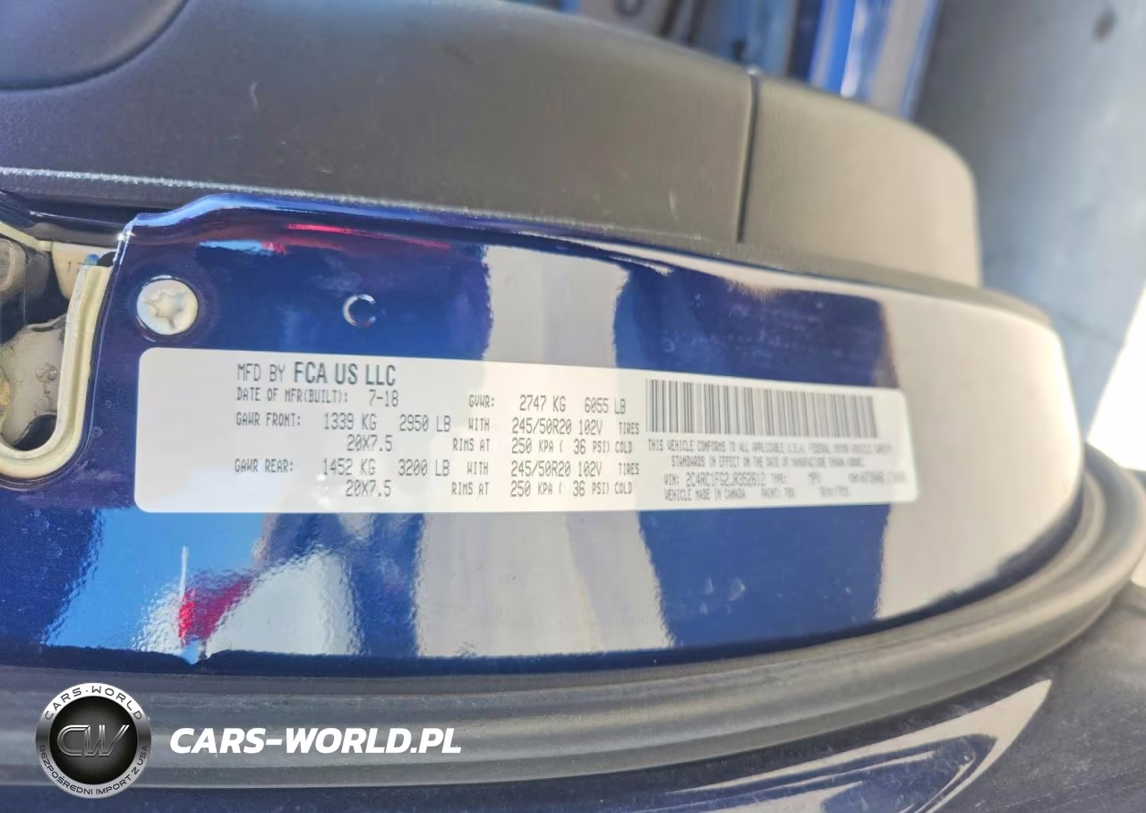2018 Chrysler Pacifica Touring Plus VIN:2C4RC1FG2JR352612 - 12