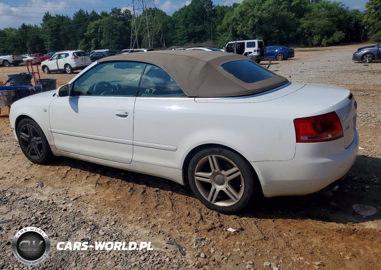 2008 Audi A4 2.0T Cabriolet Quattro VIN:WAUDF48H68K007288 - 2