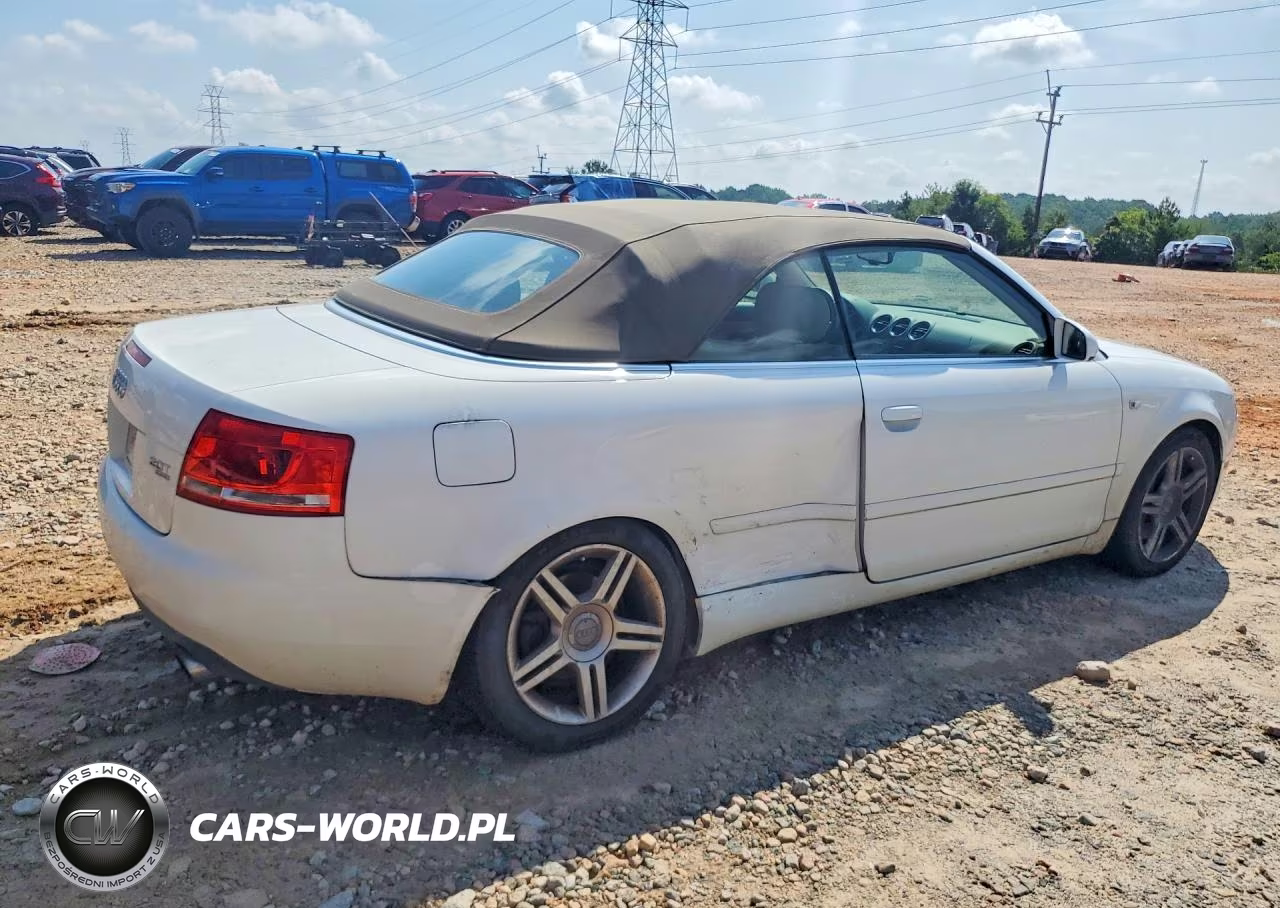 2008 Audi A4 2.0T Cabriolet Quattro VIN:WAUDF48H68K007288 - 3