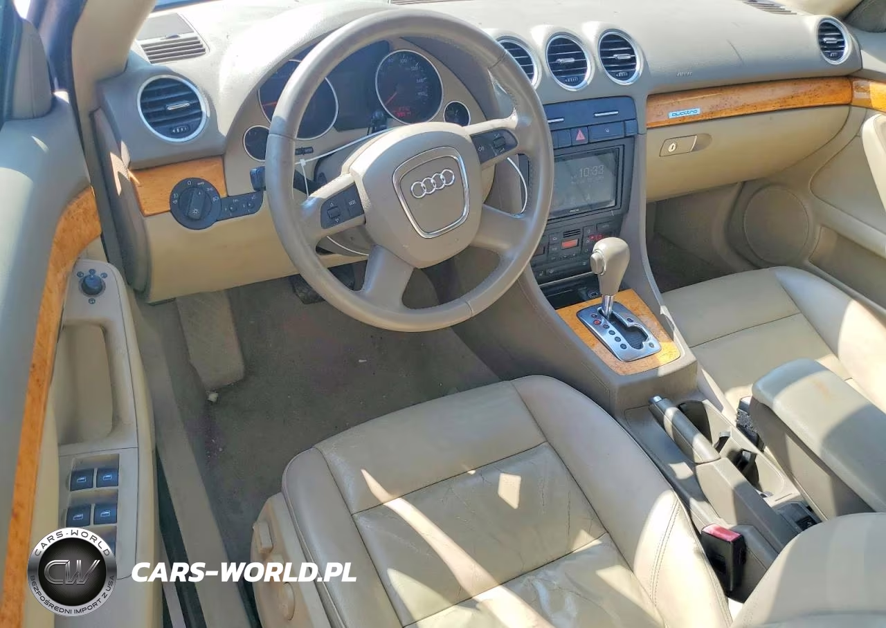 2008 Audi A4 2.0T Cabriolet Quattro VIN:WAUDF48H68K007288 - 8