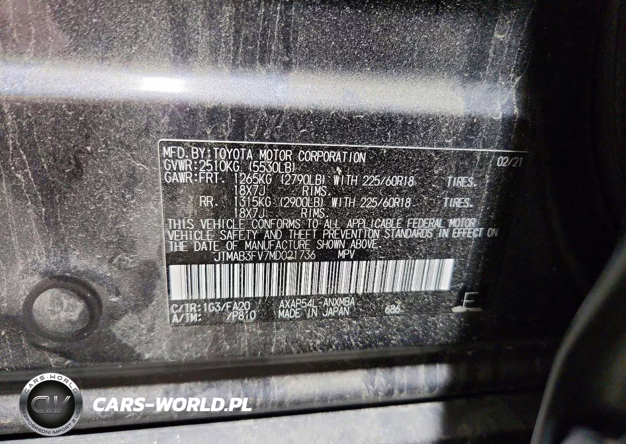 2021 Toyota Rav4 Prime Se VIN:JTMAB3FV7MD021736 - 13