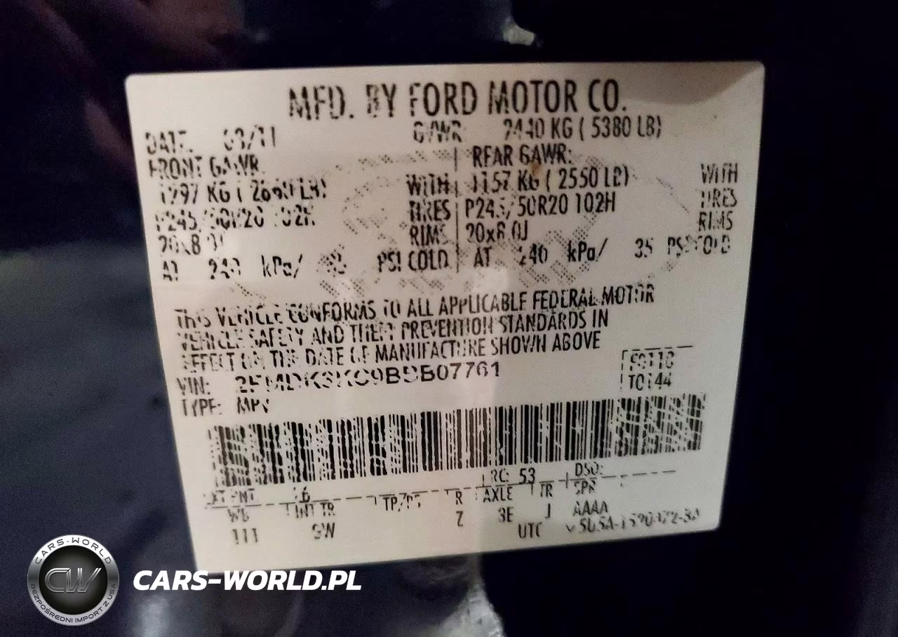 2011 Ford Edge Limited VIN:2FMDK3KC9BBB07761 - 13