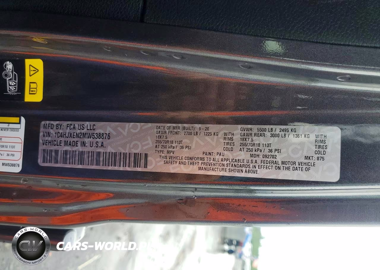 2021 Jeep Wrangler Unlimited Sahara VIN:1C4HJXEN2MW538876 - 13
