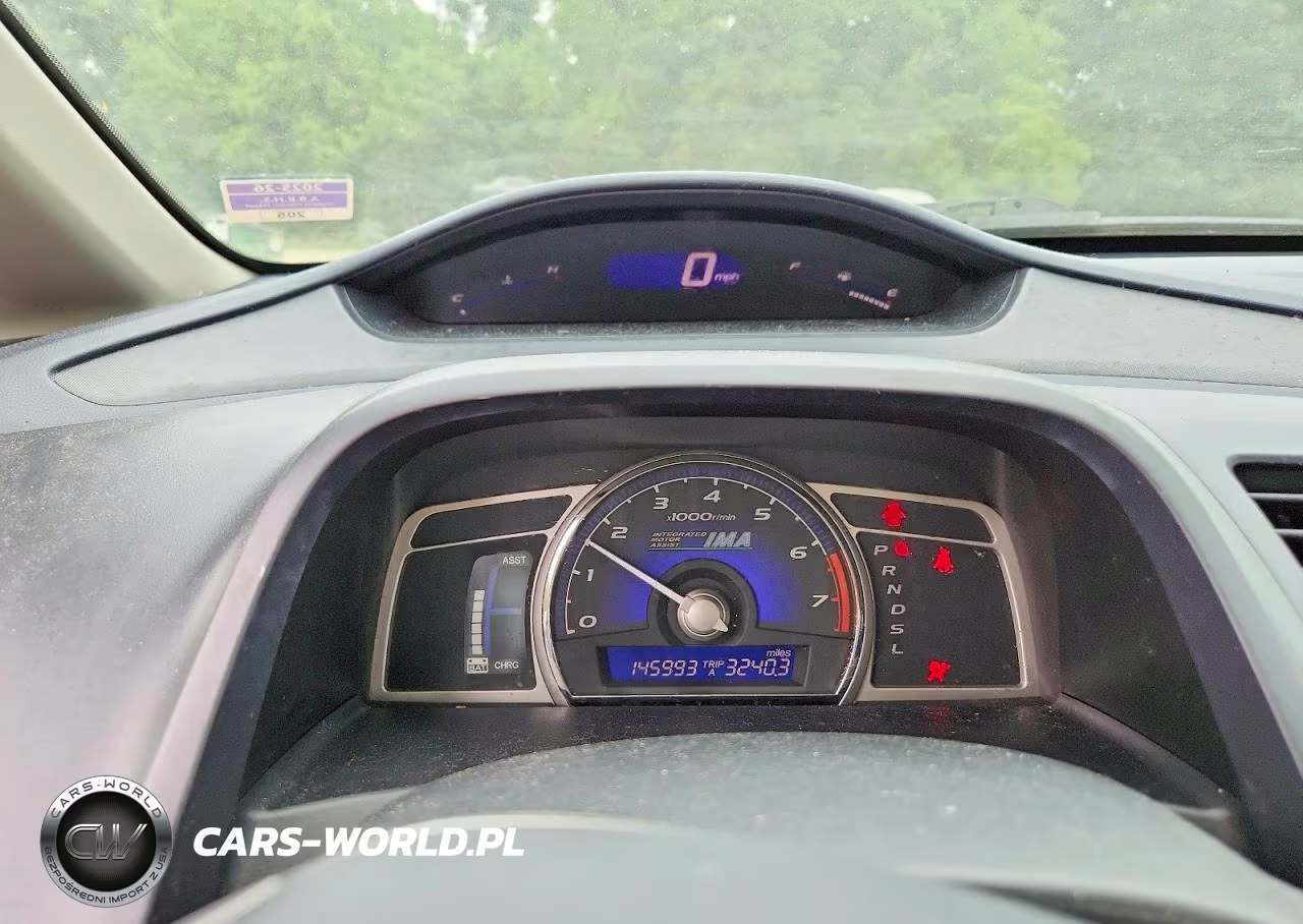 2007 Honda Civic Hybrid VIN:JHMFA36217S026993 - 9
