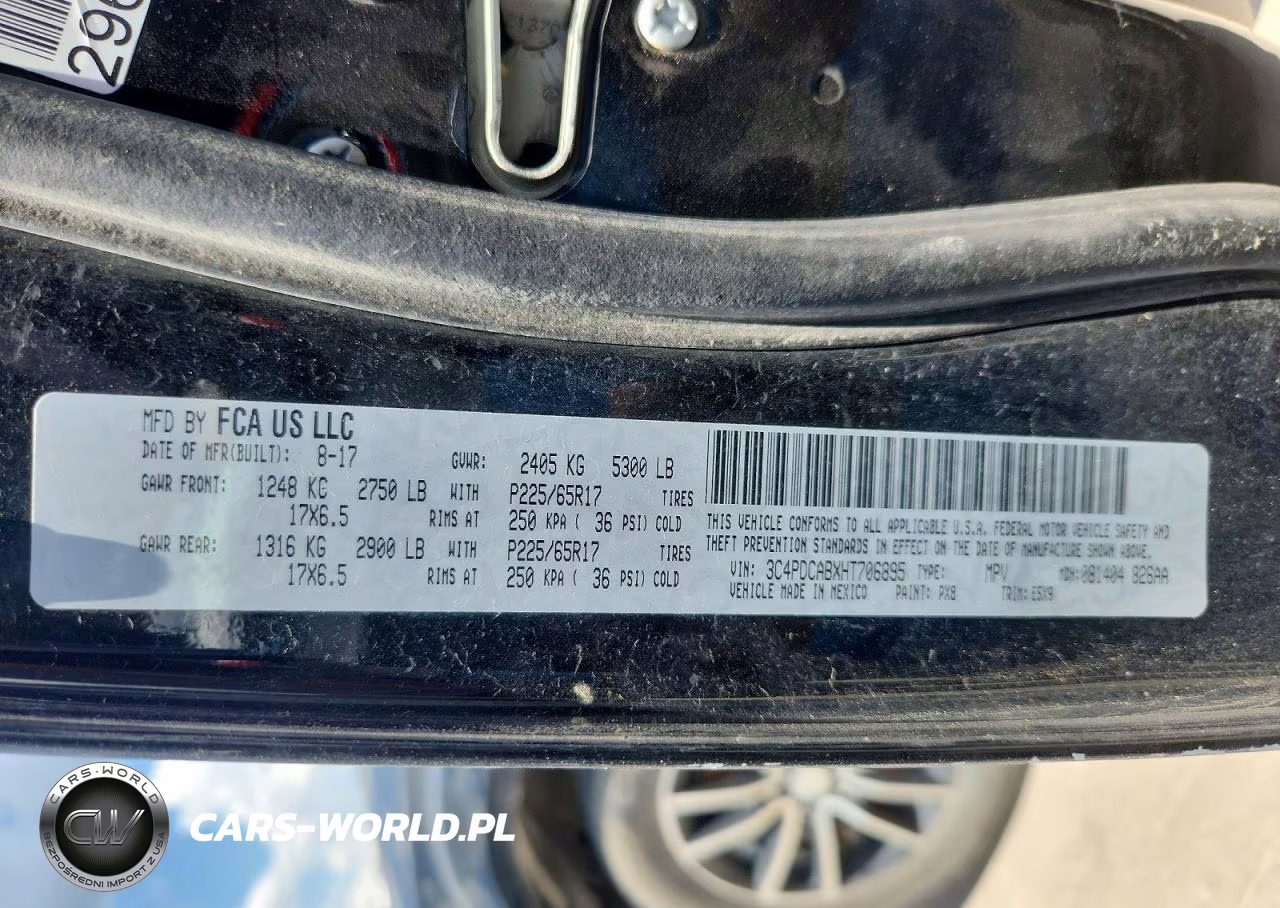 2017 Dodge Journey Se VIN:3C4PDCABXHT706895 - 13