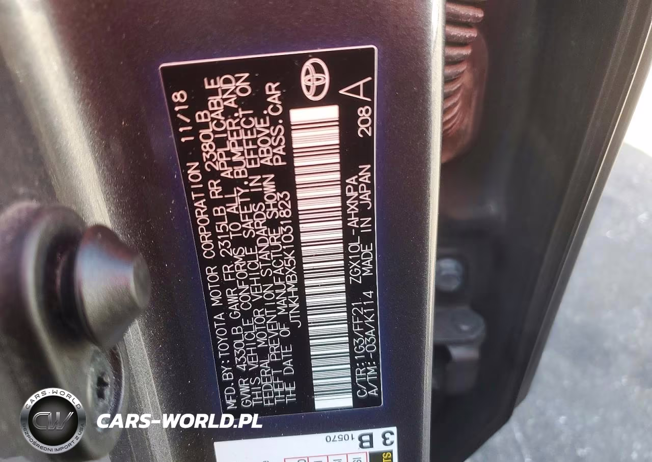 2019 Toyota C-Hr Xle VIN:JTNKHMBX5K1031823 - 13