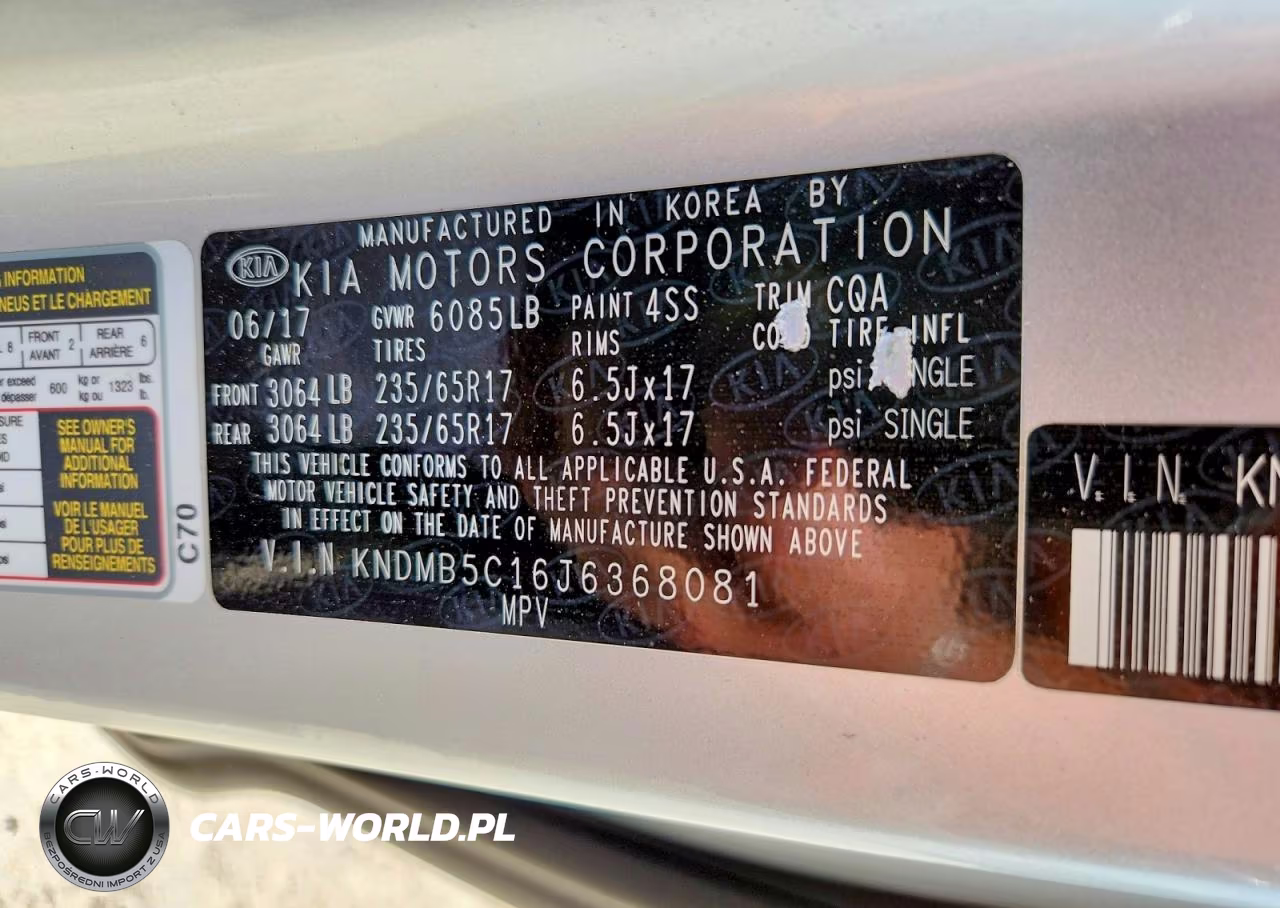 2018 Kia Sedona Lx VIN:KNDMB5C16J6368081 - 13