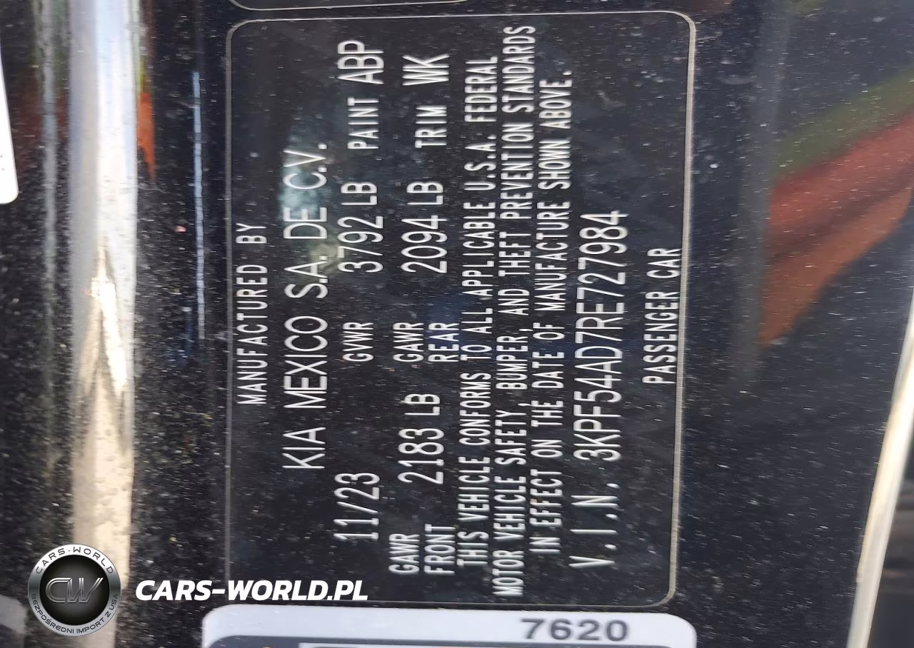 2024 Kia Forte Gt Line VIN:3KPF54AD7RE727984 - 12