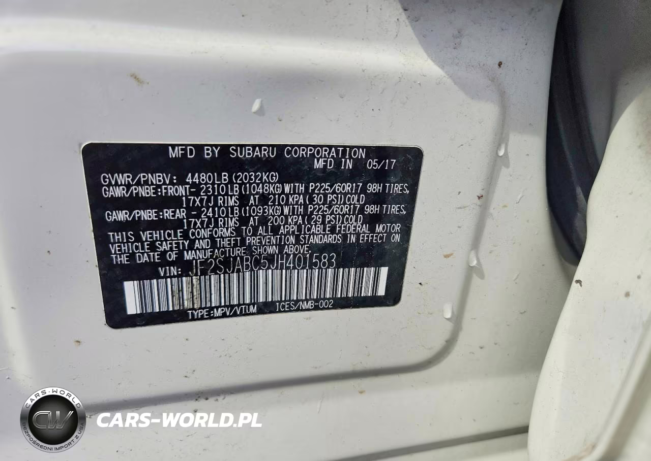 2018 Subaru Forester 2.5I VIN:JF2SJABC5JH401583 - 12