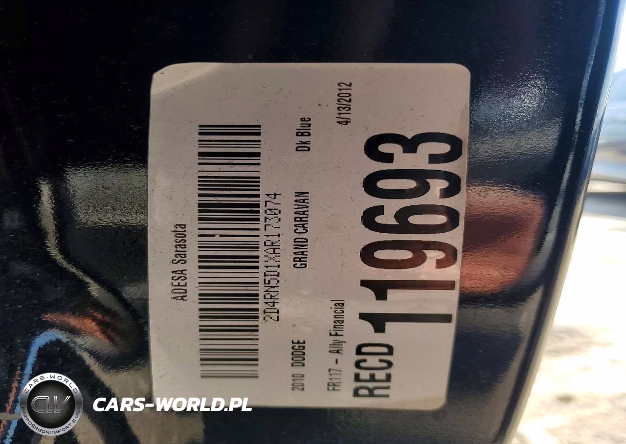 2010 Dodge Grand Caravan Sxt VIN:2D4RN5D1XAR173074 - 13