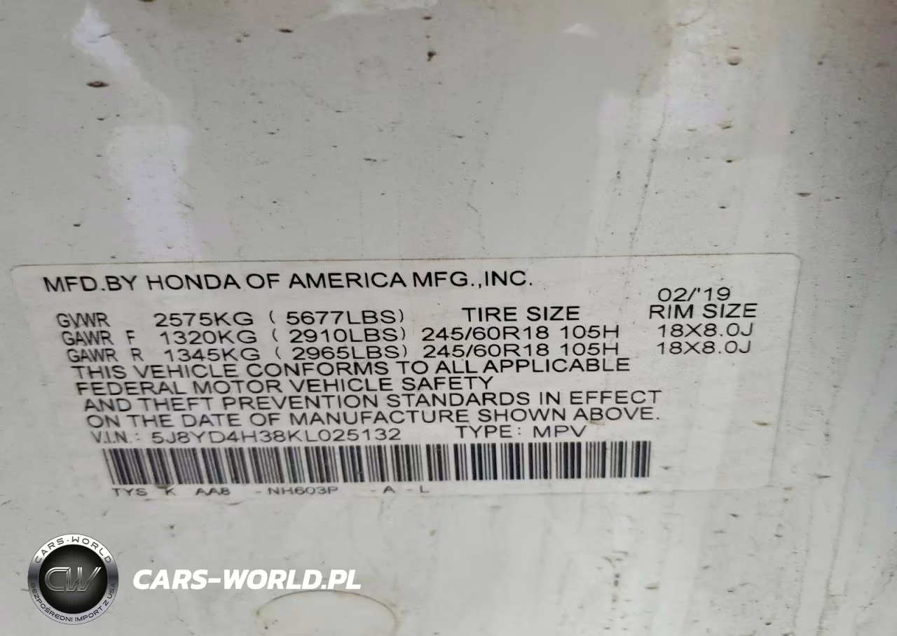 2019 Acura Mdx VIN:5J8YD4H38KL025132 - 13