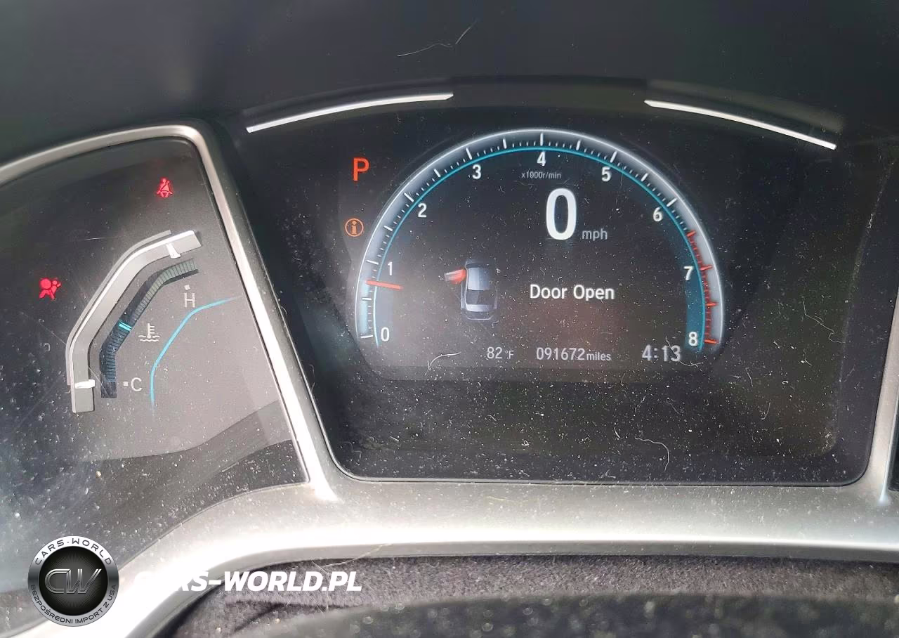2020 Honda Civic Ex VIN:19XFC1F32LE013496 - 9