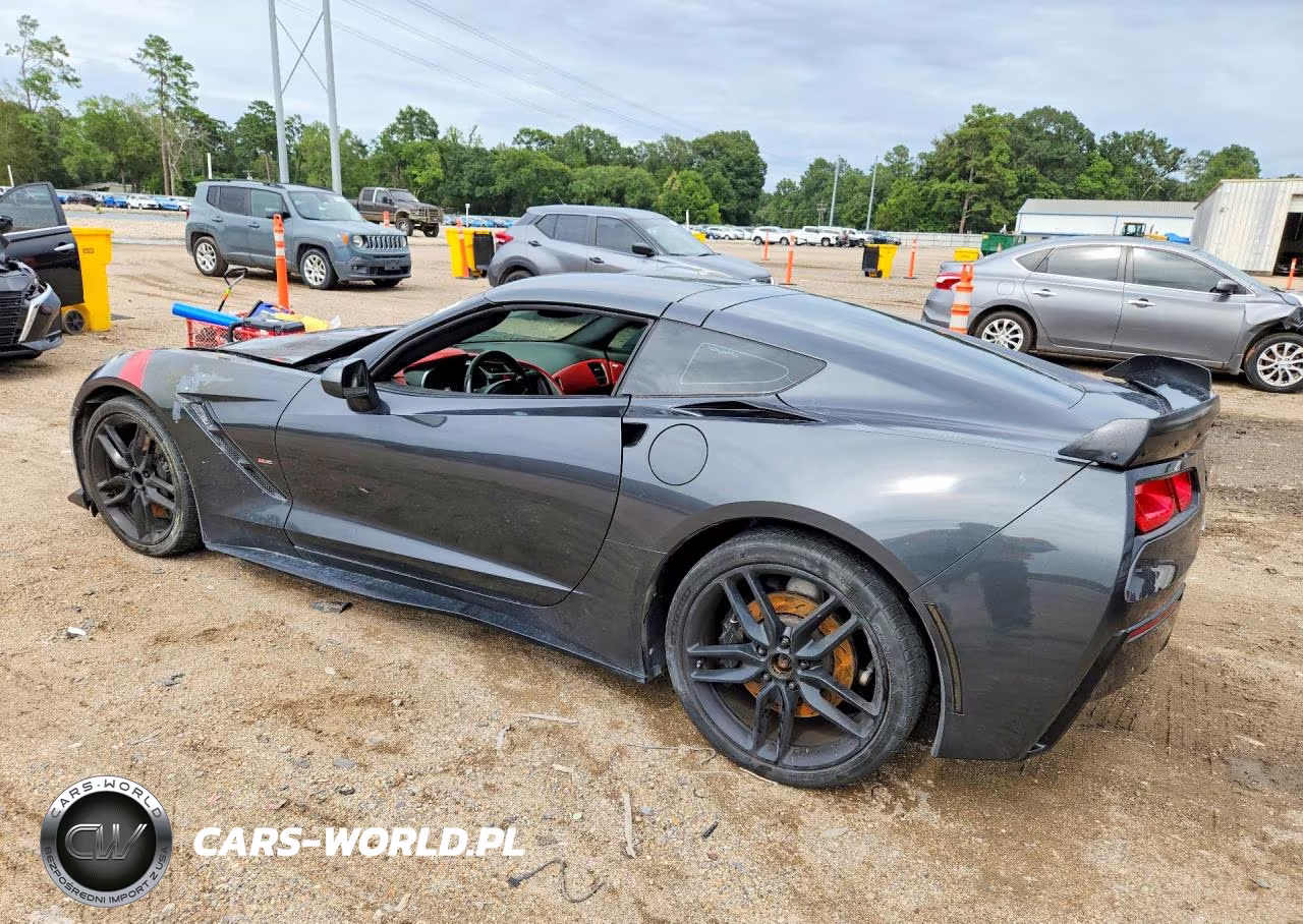 2017 Chevrolet Corvette Stingray Z51 3Lt VIN:1G1YM2D73H5101468 - 2