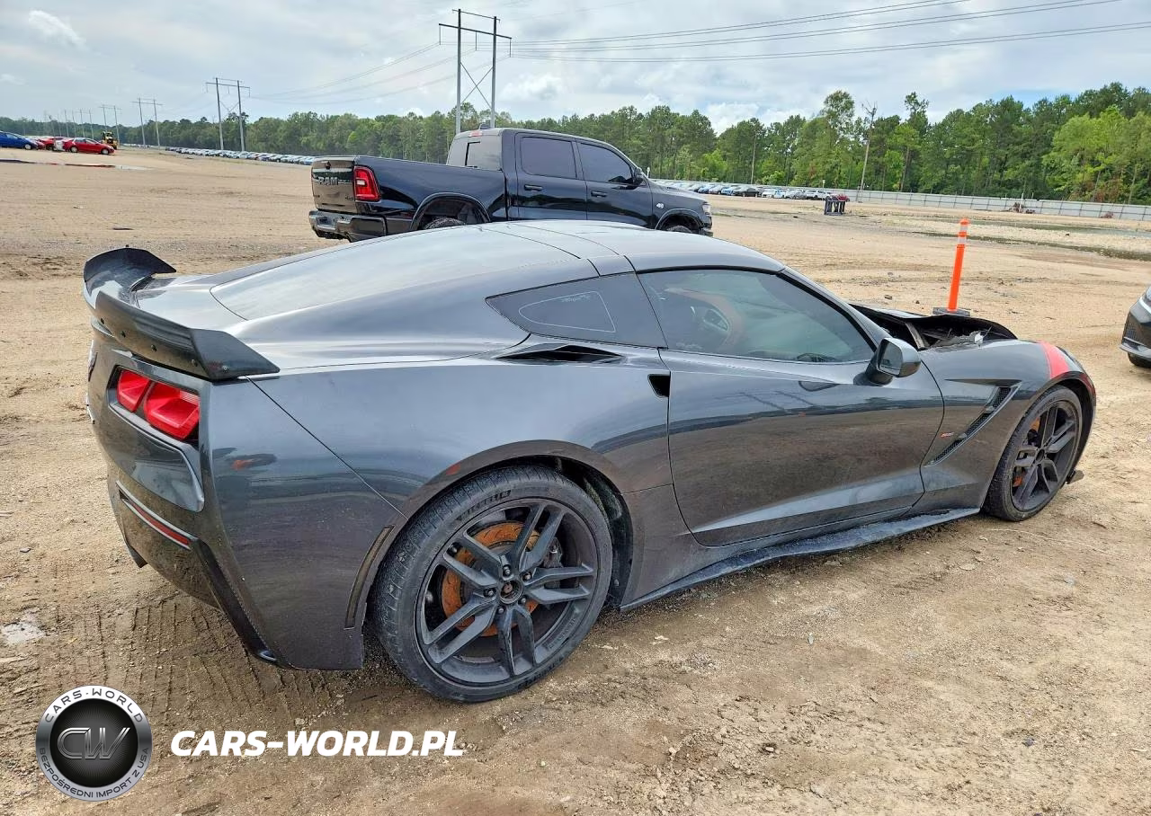 2017 Chevrolet Corvette Stingray Z51 3Lt VIN:1G1YM2D73H5101468 - 3