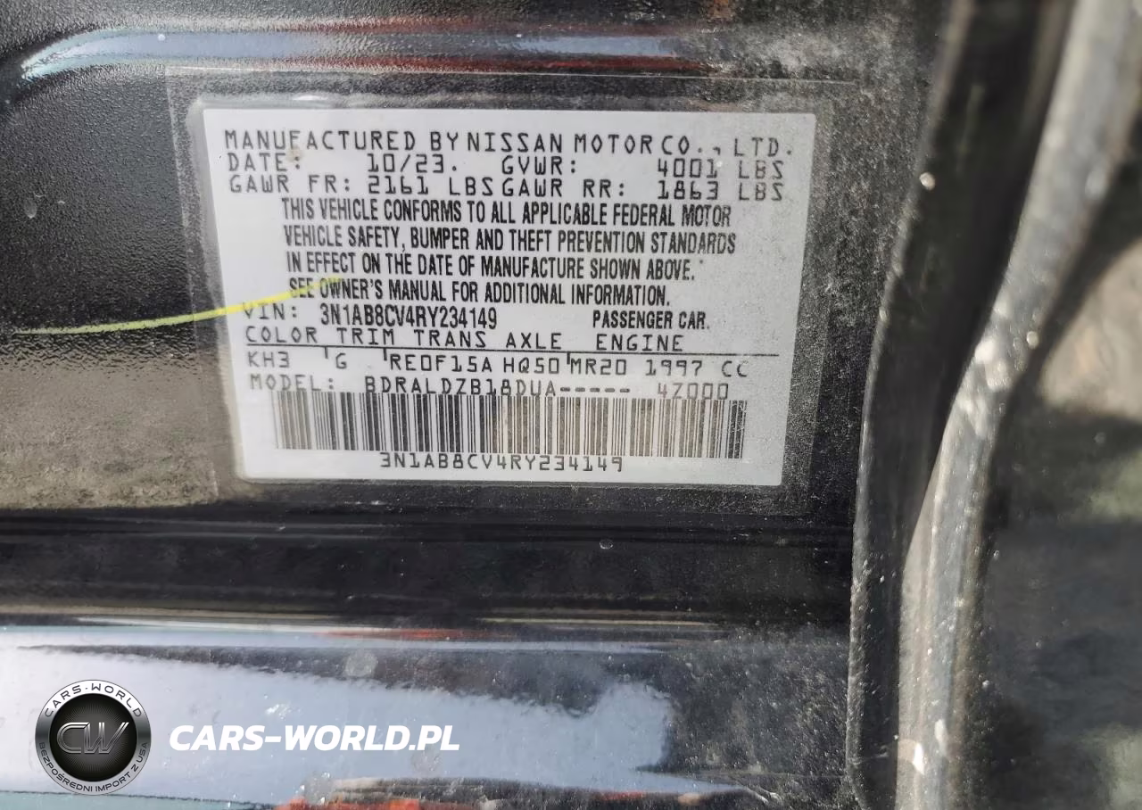 2024 Nissan Sentra Sv VIN:3N1AB8CV4RY234149 - 12