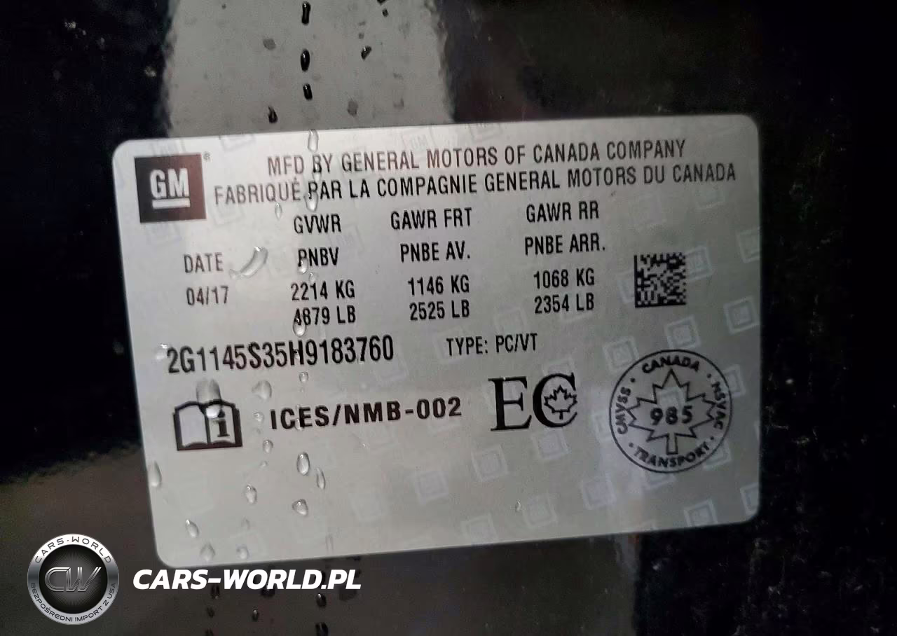 2017 Chevrolet Impala Premier VIN:2G1145S35H9183760 - 12
