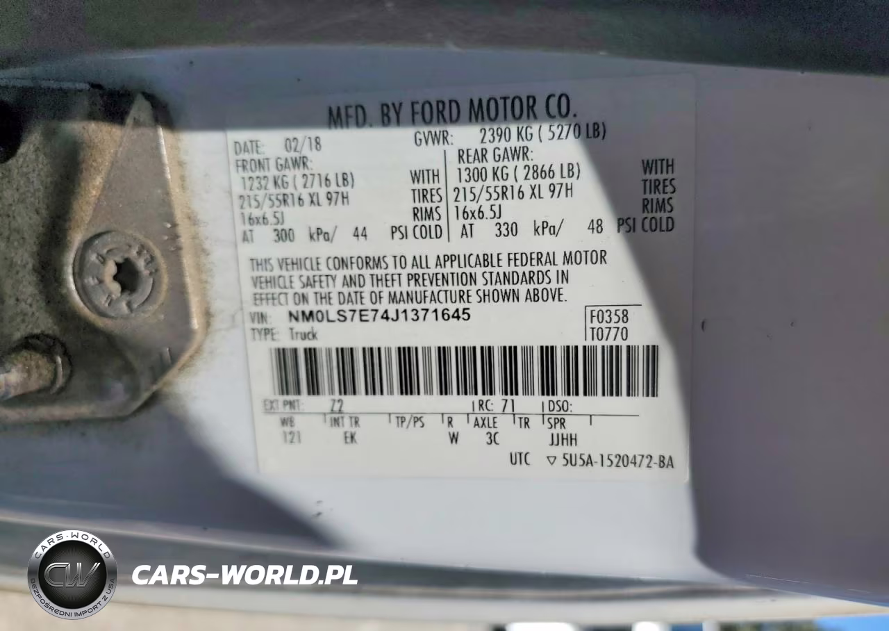 2018 Ford Transit Connect Xl VIN:NM0LS7E74J1371645 - 13