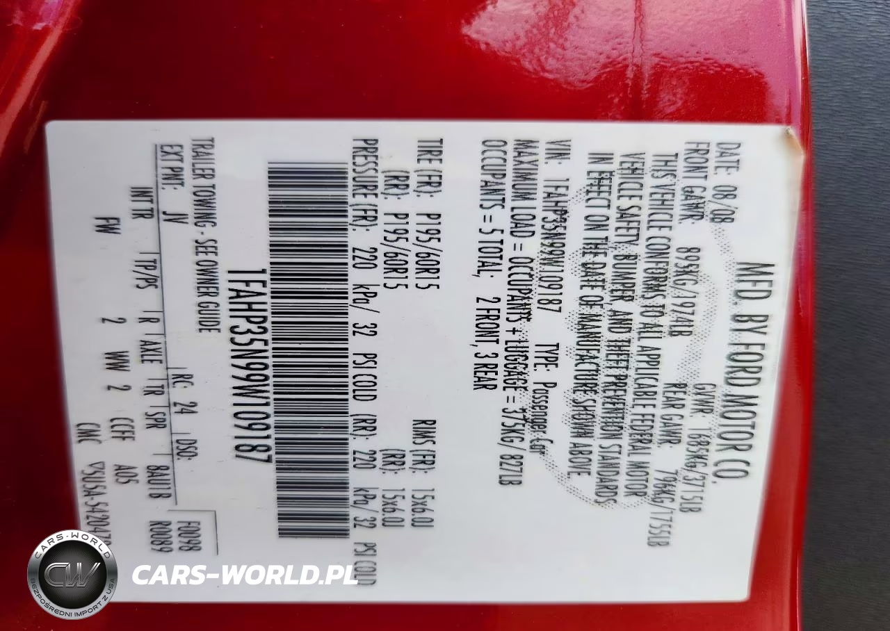 2009 Ford Focus Se VIN:1FAHP35N99W109187 - 12