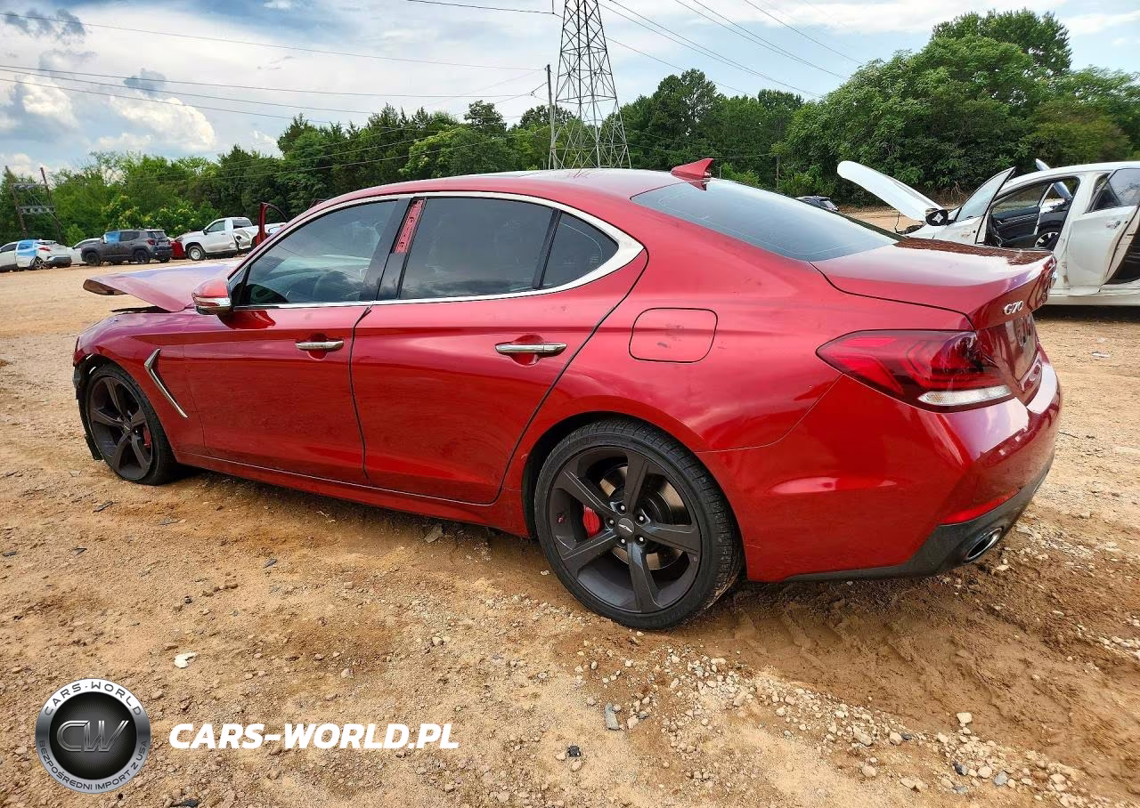 2019 Genesis G70 3.3T Dynamic Edition VIN:KMTG34LE2KU015357 - 2