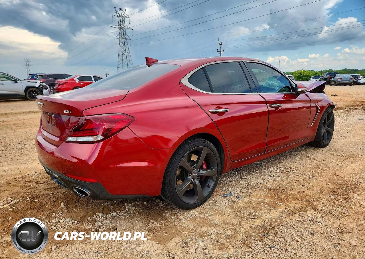 2019 Genesis G70 3.3T Dynamic Edition VIN:KMTG34LE2KU015357 - 3