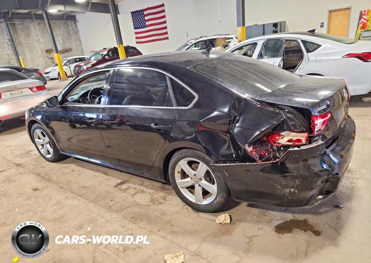2014 Volkswagen Passat Se VIN:1VWBT7A39EC073047 - 2