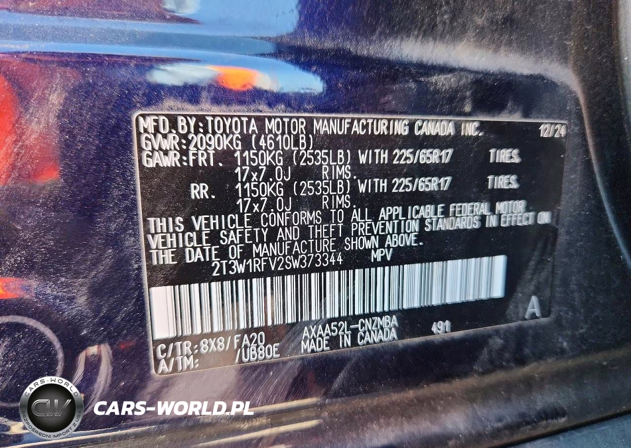 2025 Toyota Rav4 Xle VIN:2T3W1RFV2SW373344 - 14