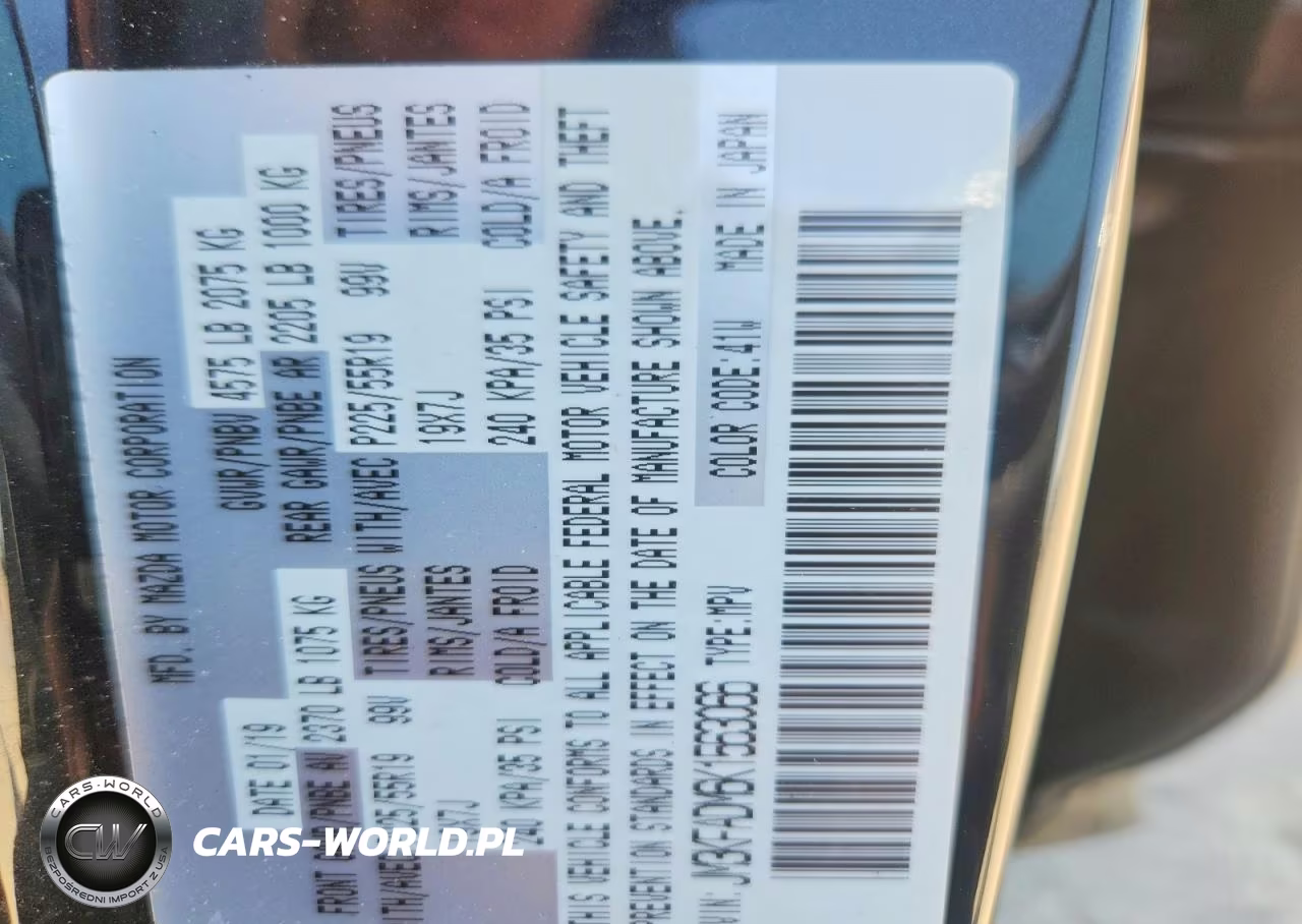 2019 Mazda Cx-5 Grand Touring VIN:JM3KFADM6K1563066 - 12