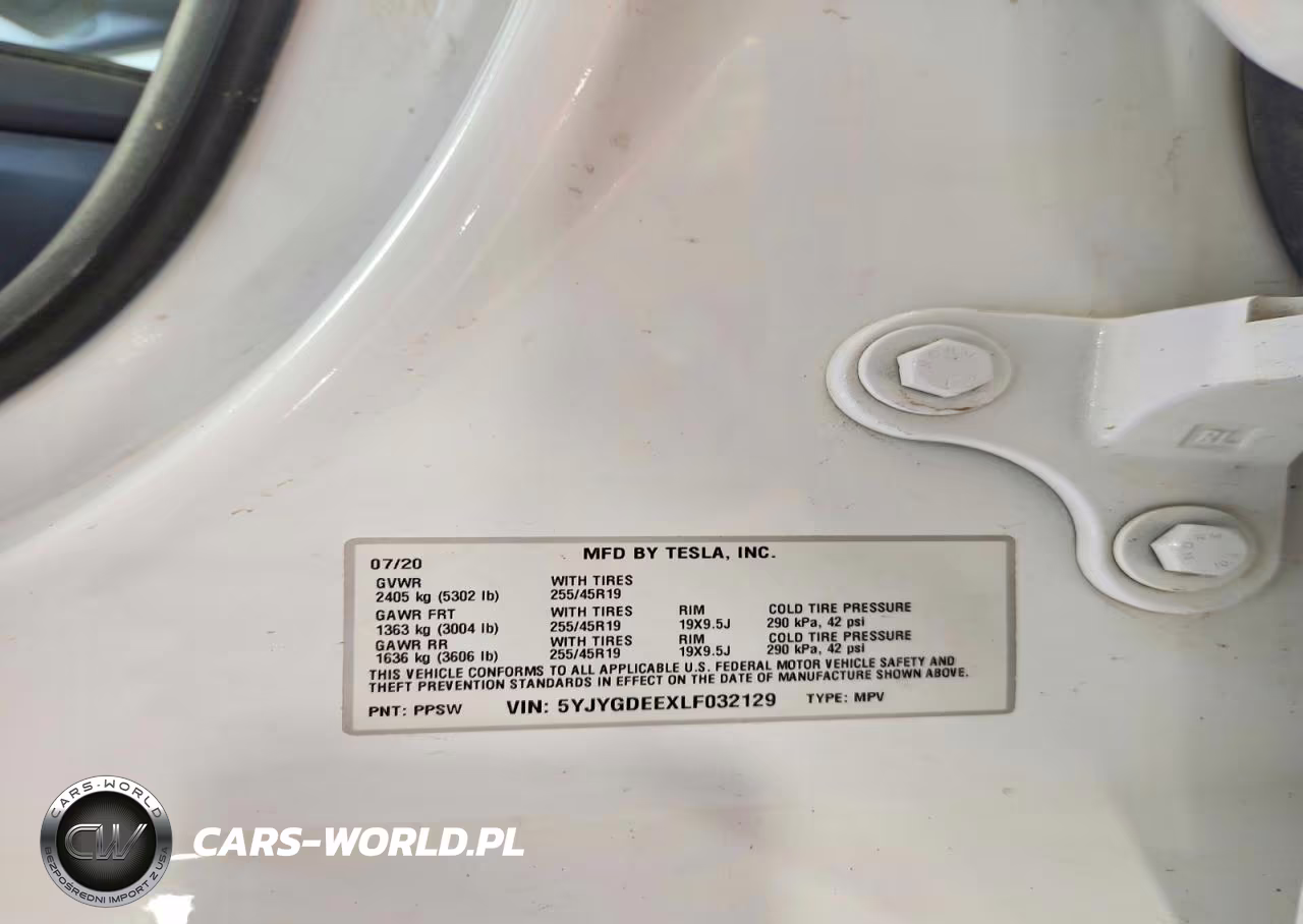 2020 Tesla Model Y VIN:5YJYGDEEXLF032129 - 14