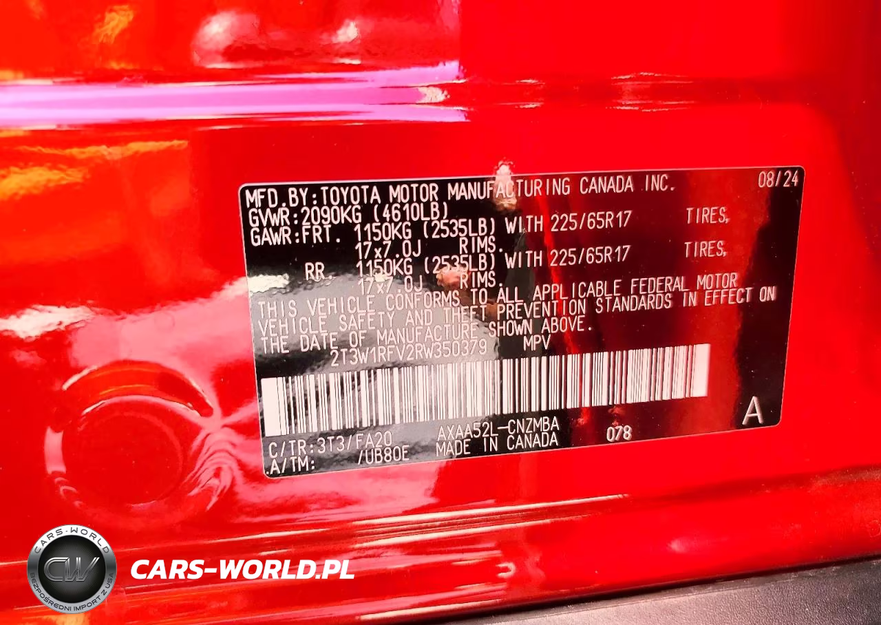 2024 Toyota Rav4 Xle VIN:2T3W1RFV2RW350379 - 12