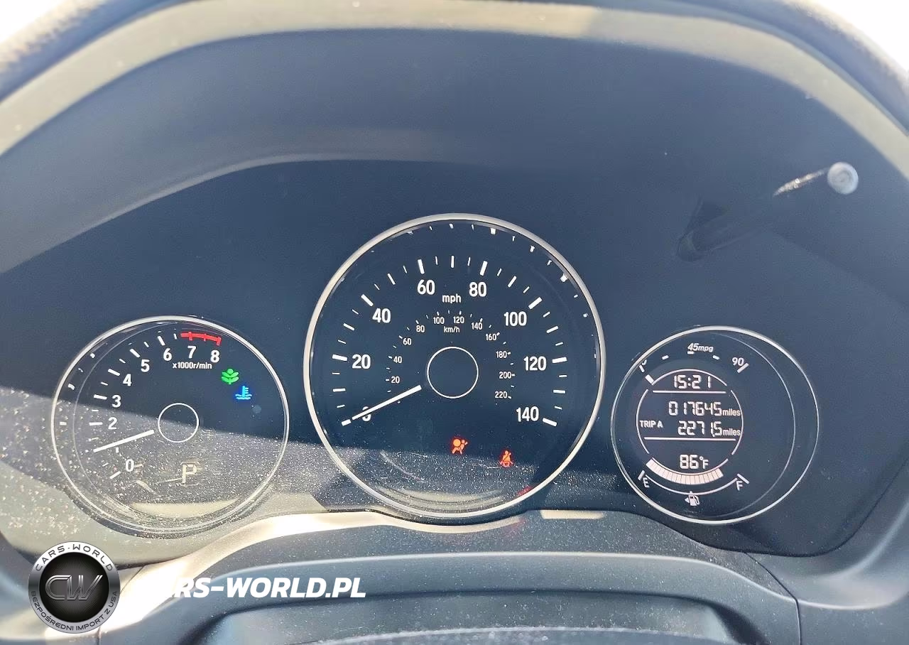 2020 Honda Hr-V Lx VIN:3CZRU6H32LM716407 - 9