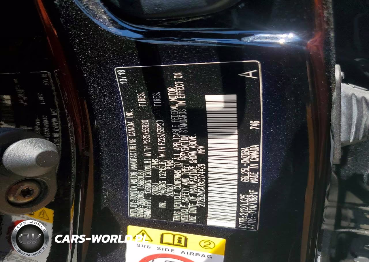 2019 Lexus Rx 350 F Sport VIN:2T2BZMCAXKC174429 - 13