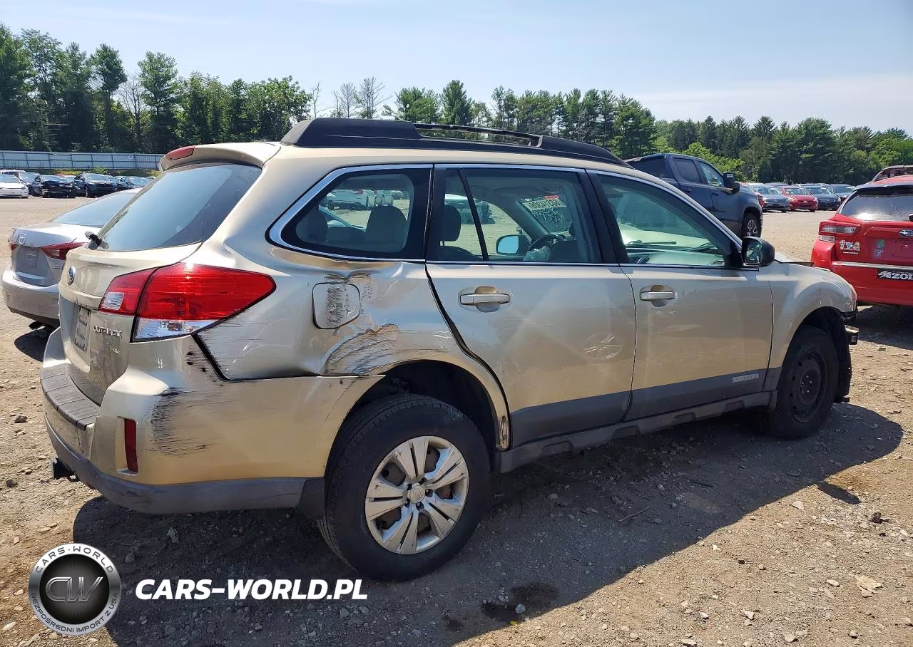 2010 Subaru Outback 2.5I VIN:4S4BRCAC3A3310504 - 3