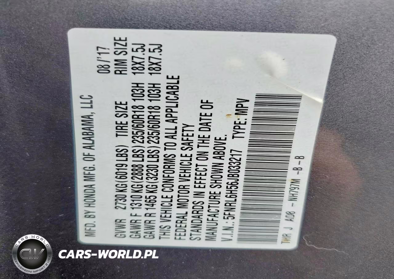 2018 Honda Odyssey Ex VIN:5FNRL6H56JB033217 - 13