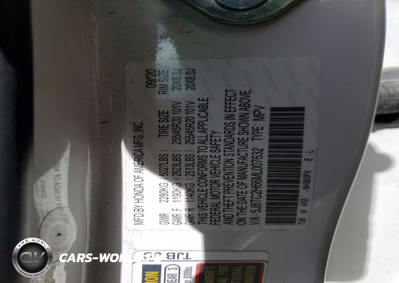 2021 Acura Rdx VIN:5J8TC2H66ML007632 - 13